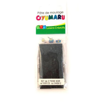 Modelleringsmassa - Oyumaru - Svart - Återanvändbar - För formar - Från 6 år
