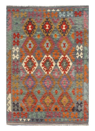 149X196 Tappeto Orientale Kilim Afghan Old Style (Lana, Afghanistan)