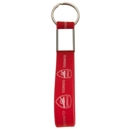 Arsenal FC Silikonnyckelring En Storlek Röd Red One Size