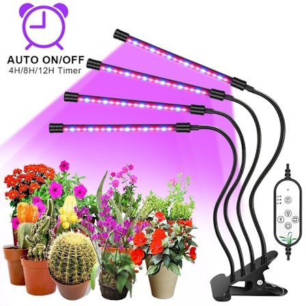 2/4 LED Grow Light USB Phyto Lamp Fuldt spektrum til planter