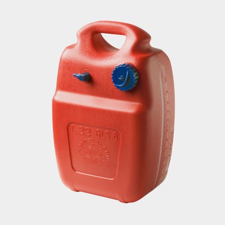 Přenosná palivová nádrž CAN-SB, 22 litrů, 220 x 330 x 500 mm, plast, červená