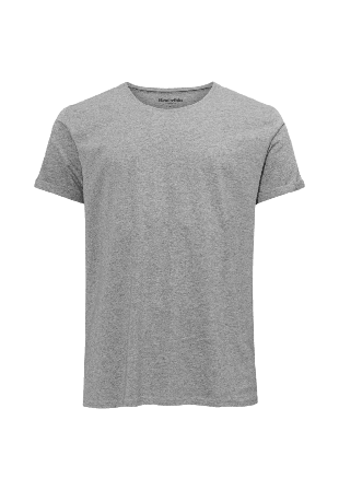 Resteröds Jimmy Lös T-shirt Med Upprullad Ärm T-shirts Herr Grå S