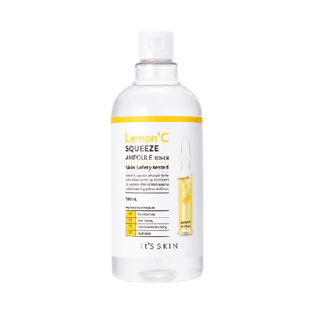 It'S SKIN Lemon' C Squeeze Ampoule Toner Ansiktsvatten & facemist Unisex 500ML