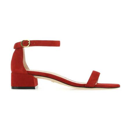 Stuart Weitzman, Sandals Czerwony, Kobieta, Rozmiar: 39 EU
