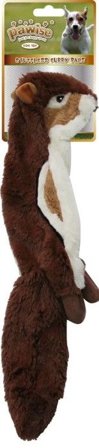 Pawise Hundleksak Stuffingless 35 cm Ekorre