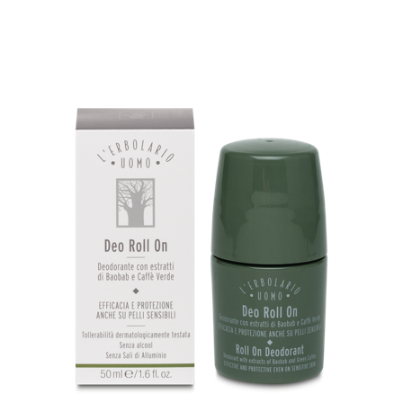 L'Erbolario Deo Roll On Pelli Sensibili Per Uomo 50ml