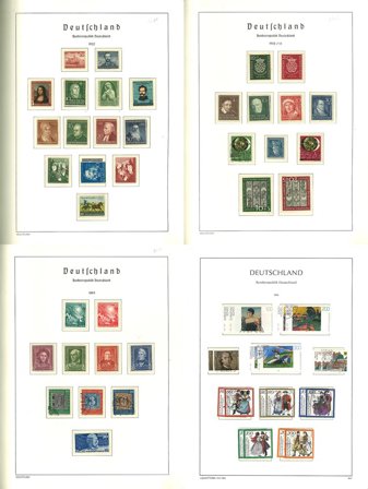 Tyskland til 2002 - Samling i 3 frimærkealbum