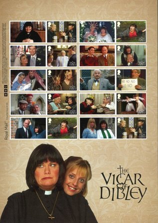 England - The Vicar of Dibley - Postfrisk ark