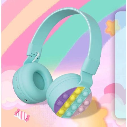 Gaming Headset Headset, Headset med brusreducerande mikrofon och ljus, Headset med stereo surroundljud, over-ear hörlurar för