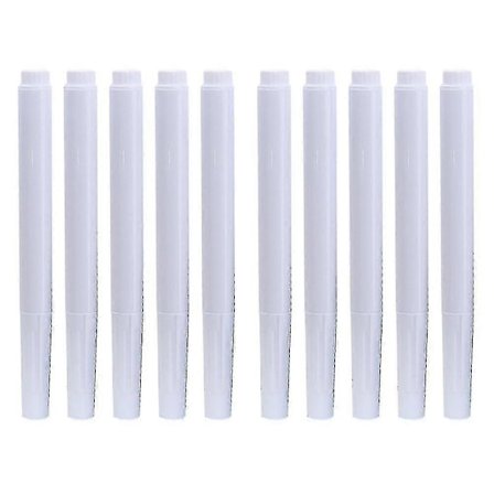 20 st Vita Kritmarkörer för Tavla Raderbara Giftfria Kritor Skolkritor Konst Lekkritor