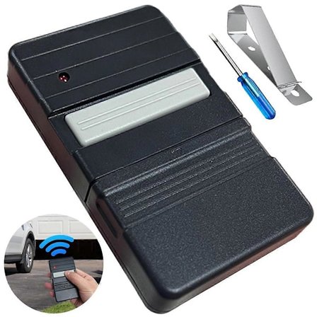 Fjernkontroll for garasjeportåpner for Genie 390MHZ overhead portåpner fjernsensor 9/12 DIP-bryter