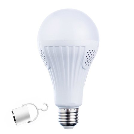 Hjemmelaget automatisk lading intelligent nødballpære bred spenning høy lysstyrke innebygd batteri med krok