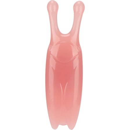 Gua Sha Ansiktsverktøy, Nese Massasje Høy Bro Nese Skrape Gua Sha Massasje Verktøy for Nese Kjevelinje Forming Hevelse Reduserende (Rosa)