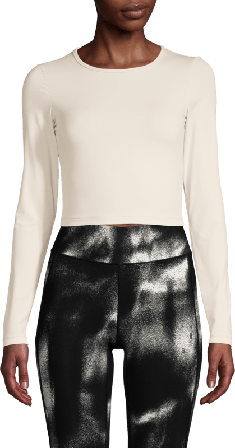 Casall Women's Crop Long Sleeve Women long-sleeved training tops Beige 36