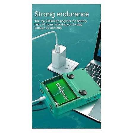 X9 Kannettava pelikonsoli 3,5 tuumaa 10000 peliä Kaksi pelaajaa 6000mah Virtapankkitoiminnolla 11 simulaattorille C