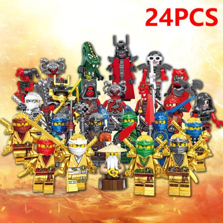 11401 gull 24 barn sammensatte byggeklossleker colorful 24pcs