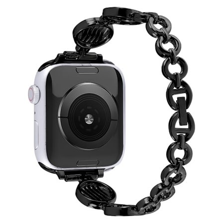 Apple Watch Series 8 (45 mm) klockarmband i rostfritt stål - Svart