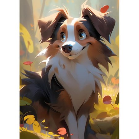 12X16 Tum 5D Diamantmålning Kit, Målning efter Siffror Kit - DIY