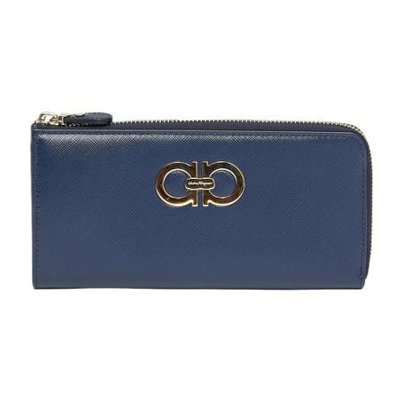 Salvatore Ferragamo Wallets Cardholders Blå, Dame Punge og Kortholder, Størrelse: ONE Size