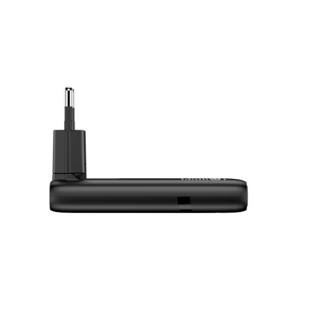 Verbatim Fold 'n' Go 65W sammenleggbar GaN-lader 2x USB-C PD, PPS, svart