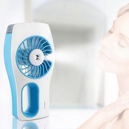 2024 Handfläkt, Mini USB-fläkt, Stativfläkt med Kylning, Mini Skrivbordsfläkt Personlig Fläkt med 3 Olika