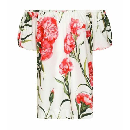 Dolce & Gabbana, Blouses Wit, Dames, Maat:S