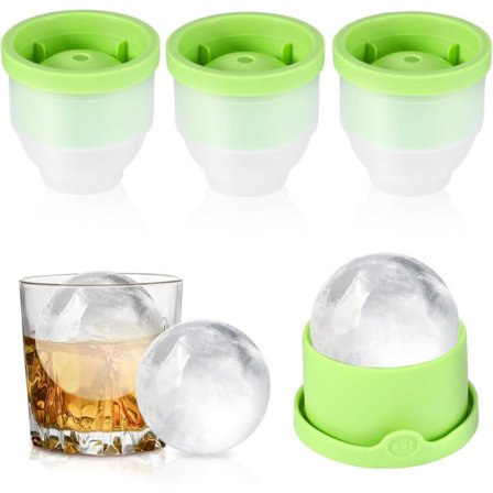 Silikone Isterningeform - 60mm - BPA-fri - Til Whiskey, Cocktails, Juice, Chokolade, Slik