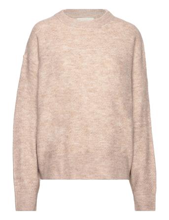 Halo Knit O-Neck Pullover Beige Moshi Moshi Mind*Betinget Tilbud
