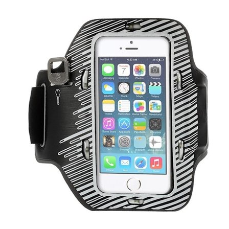 Armband med blinkande lampor till Apple iPhone 5S/5/5C - Vit