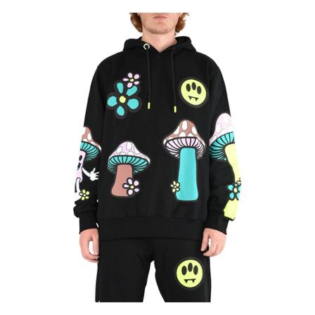 Barrow Hoodie svart, Herr, Herr, Storlek: S