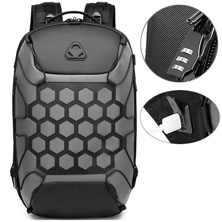 Laptop Rygsæk, vandtæt tyverisikring & USB Business Rejse Arbejdsrygsæk, college skoletaske