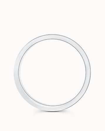 Giftering Frank i Matt Design 950 Platina - Gifteringer fra VANBRUUN