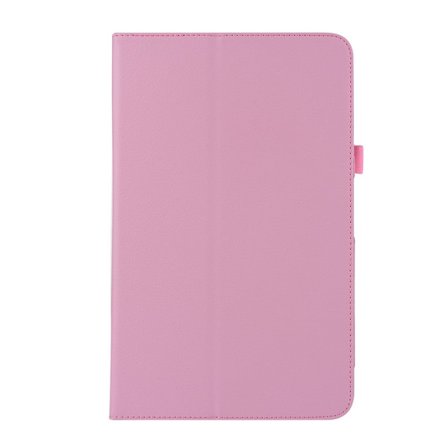 Litchi Grain Smart Leather Case Samsung Galaxy Tab A 10.1 (2016) T580 T585 - Pinkki