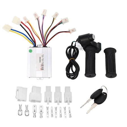 Børstecontroller Gasgreb Kit God Varmeafledning Elektrisk Cykel Controller Kit 24V 350W
