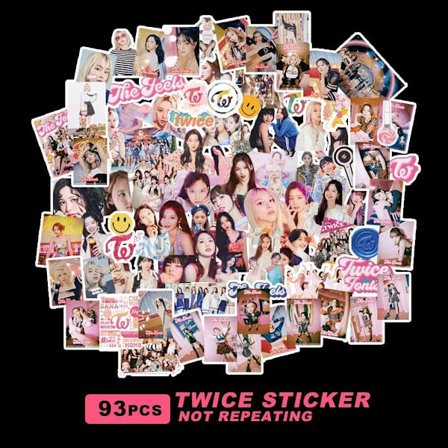 93st Twice Stickers Twice The Feels Sticker Album Pack Stray Kids Stickers för fans