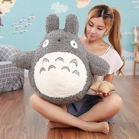 1pc 30cm kawaii Totoro Plush Toys Japanese style Studio Ghibli Anime Cat Stuffed Animal Long My Neighbor Pillow for Kids Doll