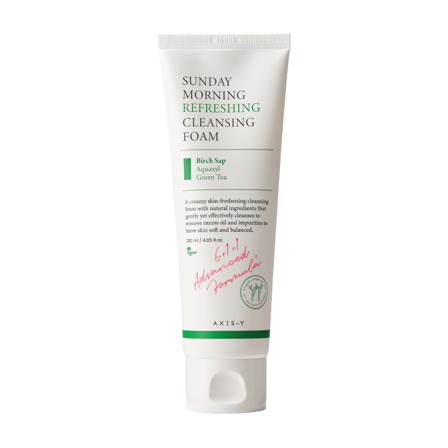 Axis-Y Sunday Morning Refreshing Cleansing Foam, 120 ml