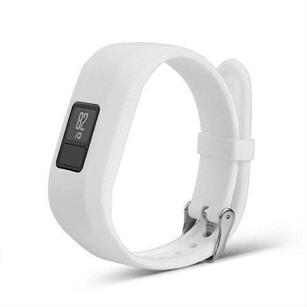 Blød silikone urrem til Garmin Vivofit 3, justerbar erstatningsrem [DB]