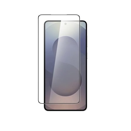 AmazingThing Radix Full Glass hærdet glas med sort ramme til Samsung S25 Edge