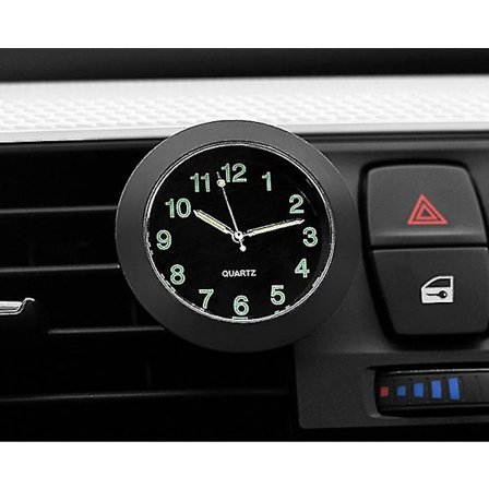 Bilur Luminous Elektronisk Ur Logo Bil Dekoration Quartz Ur Dekoration Bilur Bil Indvendig Dekoration Ur