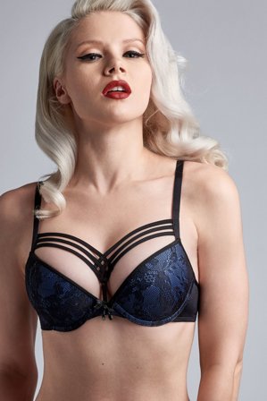 Dame De Paris Bijou Blue - Push Up Rintaliivit - Marlies Dekkers