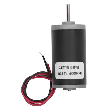 Permanentmagnetmotor DC 12V Reversibel CW CCW Stor Drejningsmoment Højhastigheds Elmotor 6000RPM