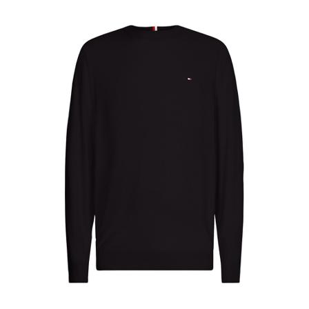 Tommy Hilfiger Sweatshirt crew neck Sort, Herre Sweatshirts