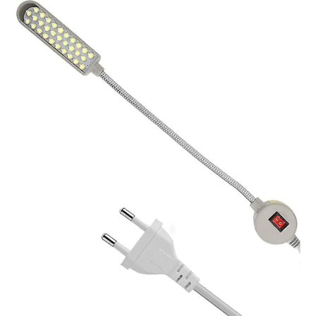 LED Symaskinelampe, energibesparende industrielt øjenbeskyttelseslampe med magnetisk monteringsbase