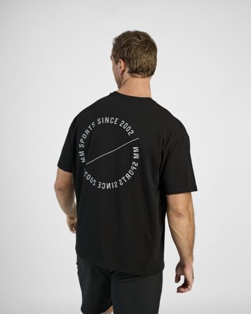 MM Sports Oversized T-shirt Emblem, Black - M, Treningsklær & Sko, Treningsklær Herre, T-skjorte