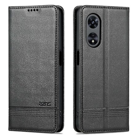 AZNS Oppo A58 5G/A58x 5G/A78 5G Naarmuuntumaton Nahkainen Puhelinkotelo Jalustalla Lompakko Magneettinen Käännettävä Suojakotelo