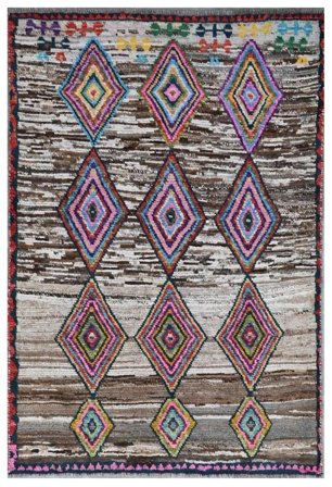 Moroccan Berber - Afghanistan 89X133 Black/Dark Red Wool, Afghanistan