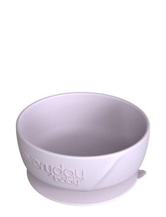 Everyday Baby | Silicone Suction Bowl Light Lavender | ONE SIZE