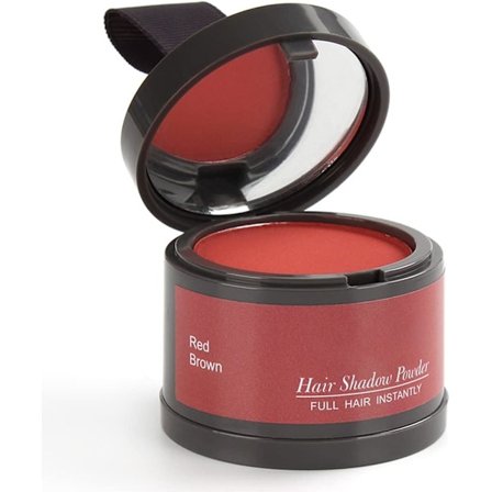 Hårlinjepudder, Hårfarve til hårrødder, Øjeblikkelig hårfarveskygge Dækker grå hårrødder, Hår-touch-up, Tyndt hårpudder 4g