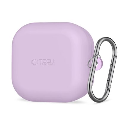 Tech-Protect Taske Til Galaxy Buds 4/4 Pro Silikone Krog - Lavendel